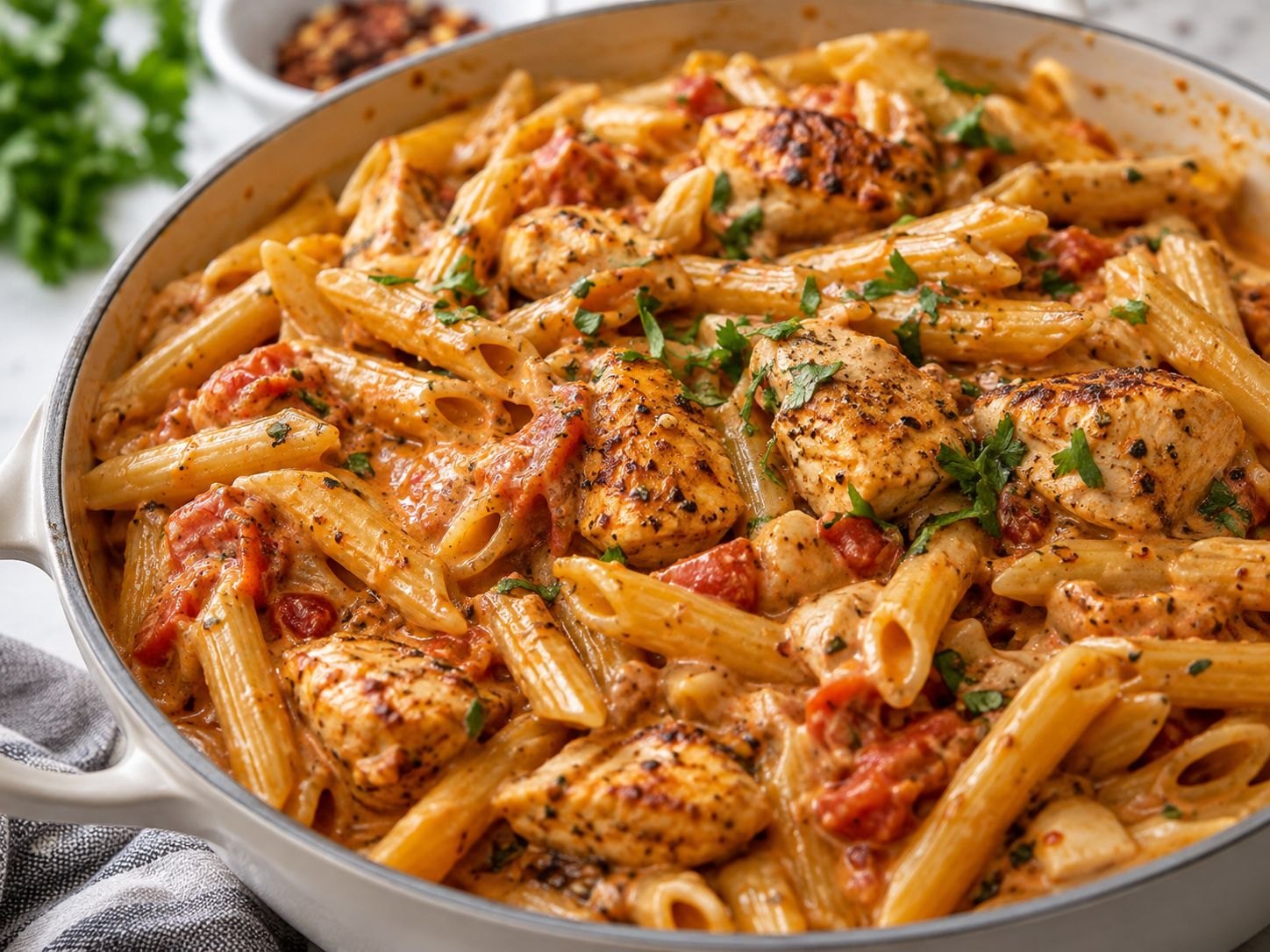 One-Pot Cajun Chicken Pasta
