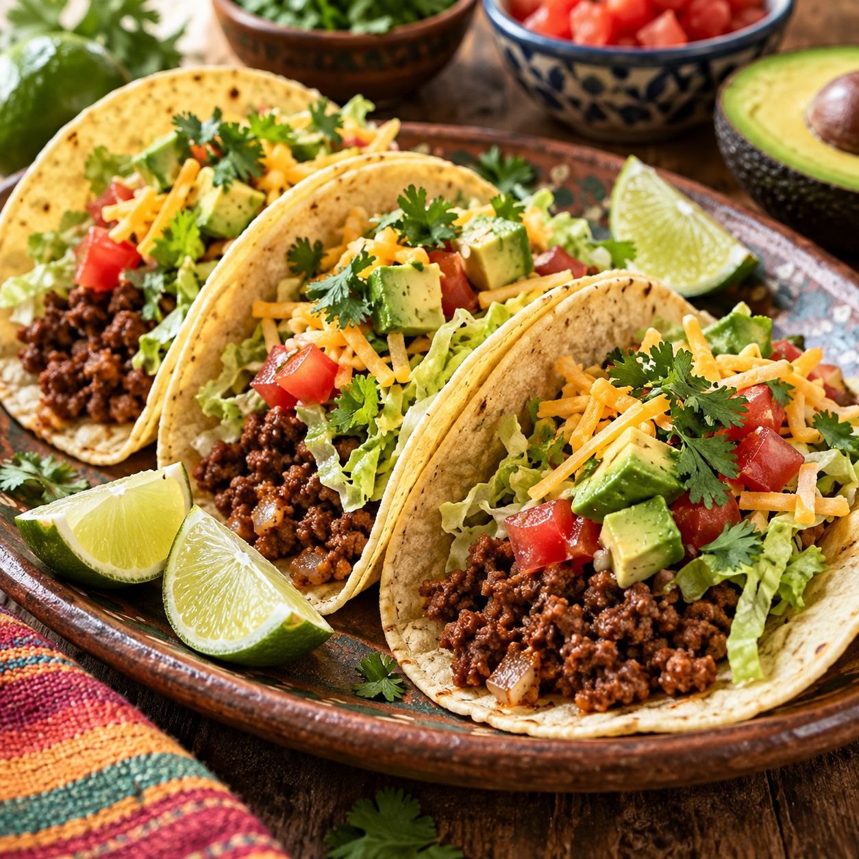 Homemade Beef Tacos