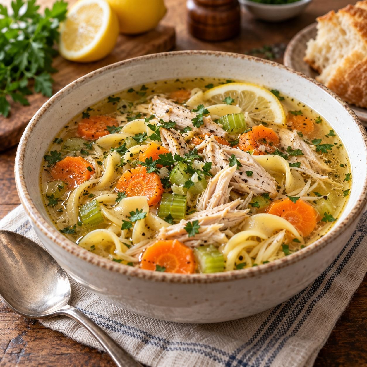 Homemade Chicken Noodle Soup