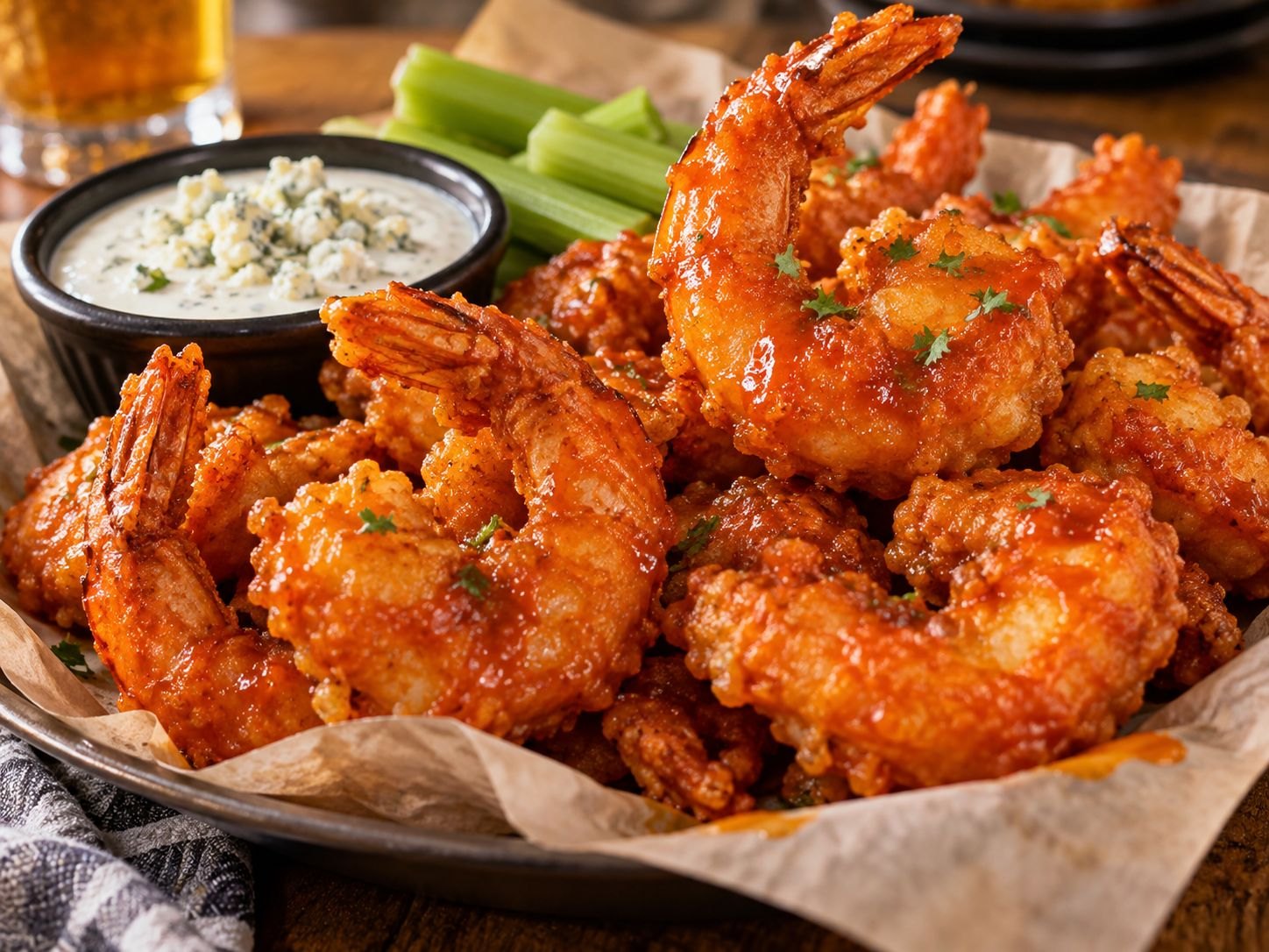 Crispy Buffalo Shrimp