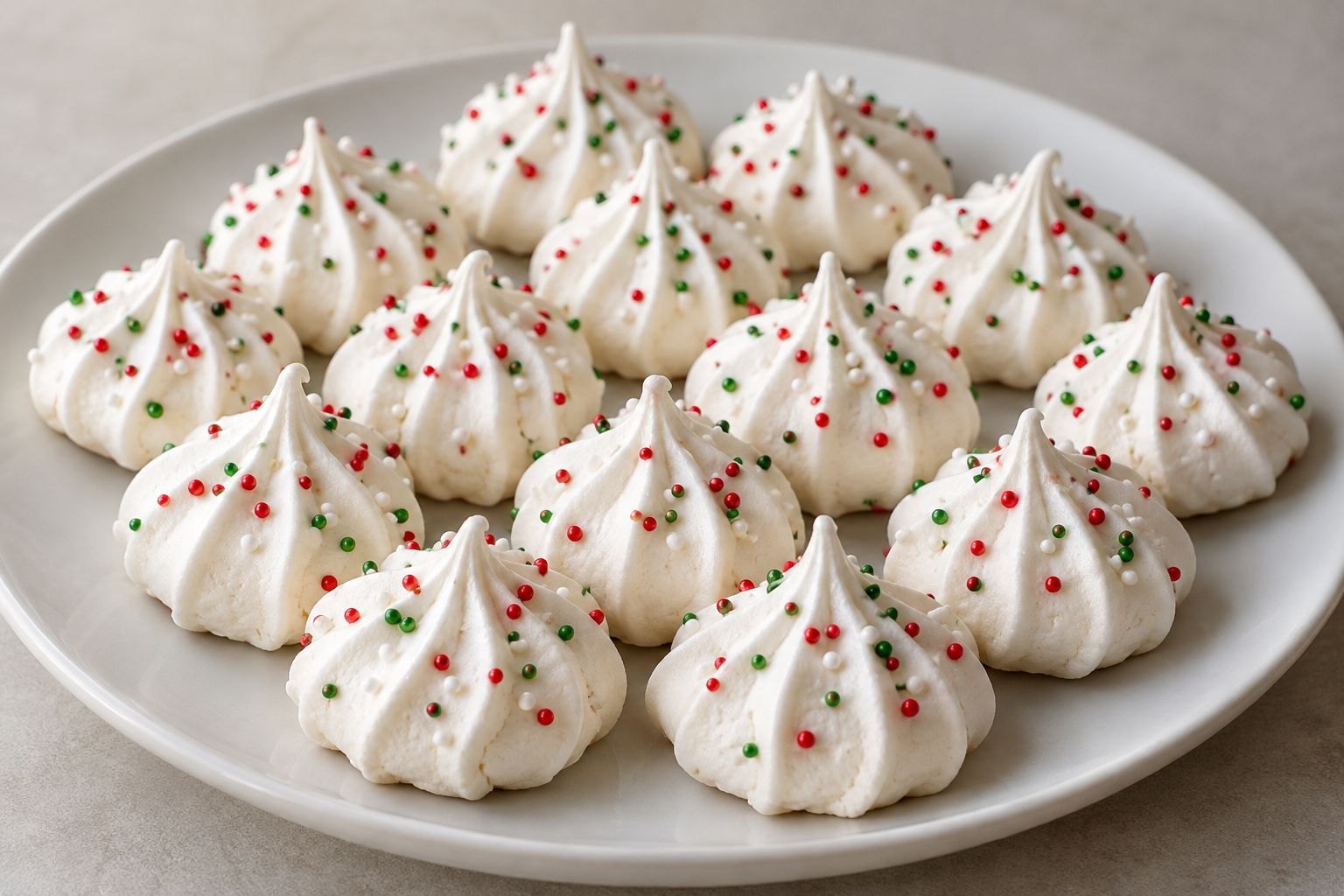 Holiday Meringue Cookies