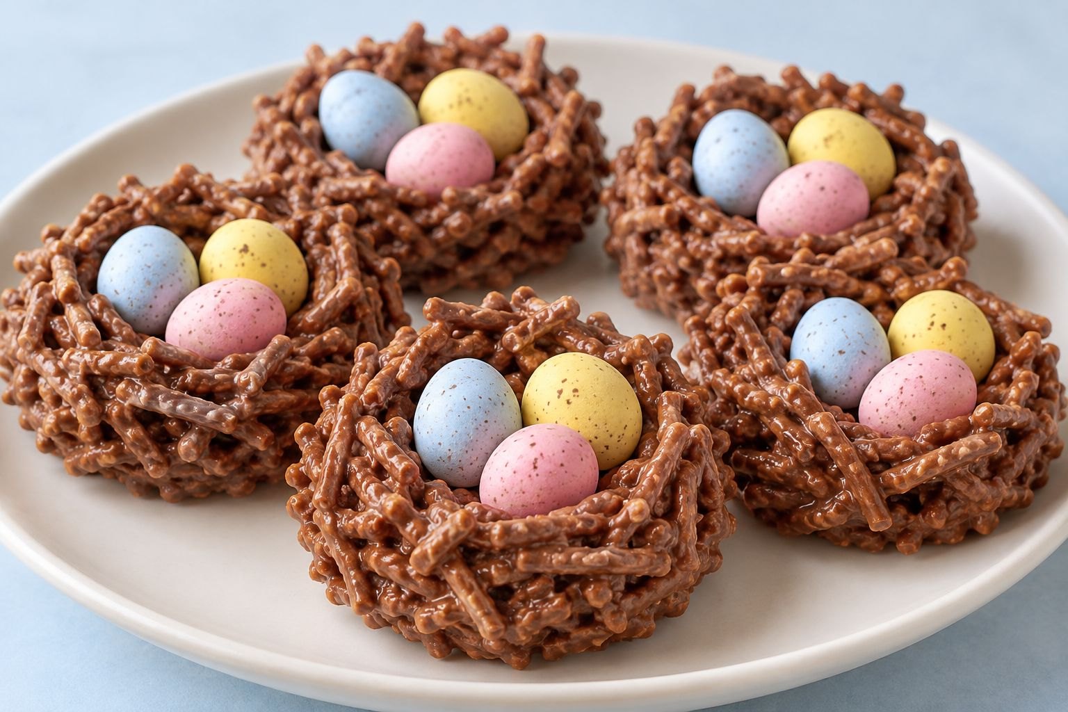 Easter Chocolate Bran Nests